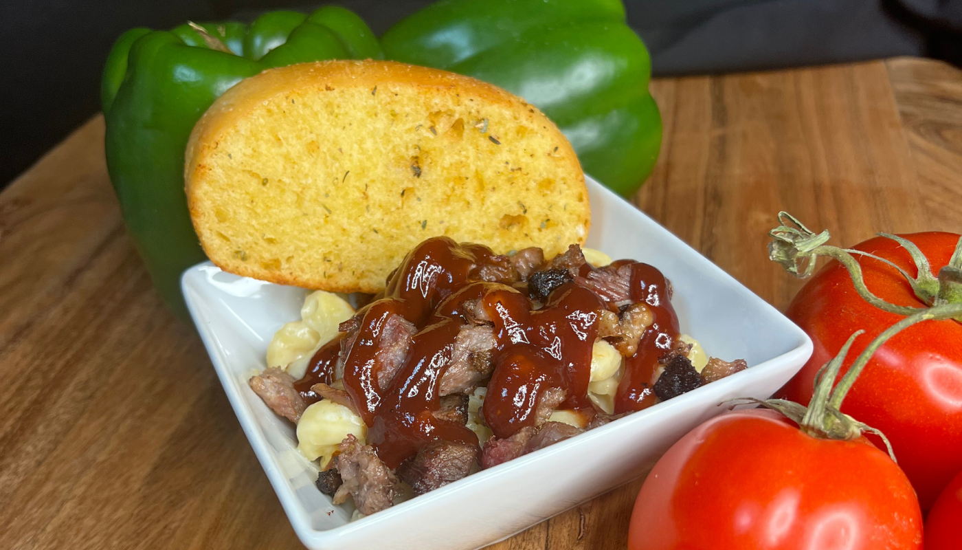 *NEW* BBQ Brisket Mac and Cheese image