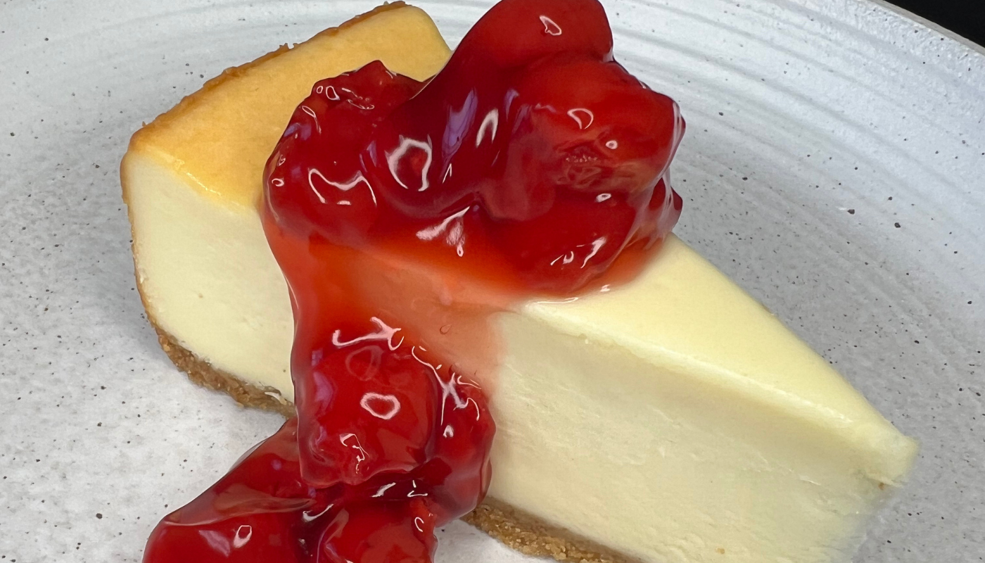 Cheesecake with Cherry Topping image