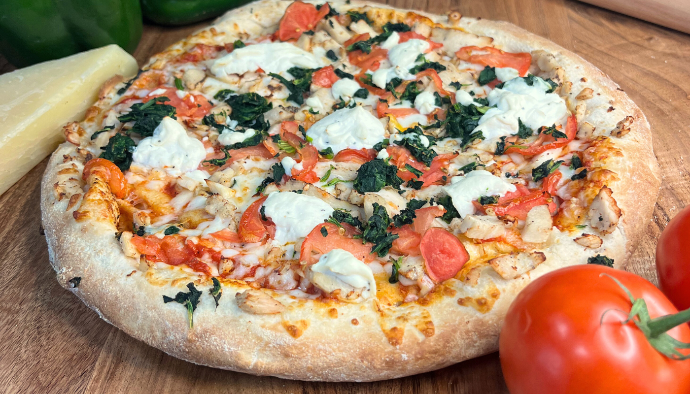 Chicken Florentine Pizza image
